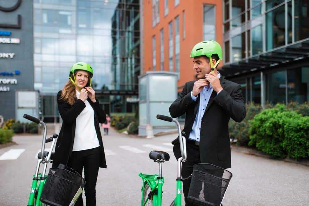 Lainattavat polkupyörät Plaza Business Park Vuokrattavat toimitilat Espoo